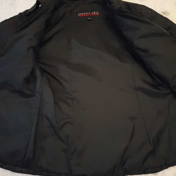 Kenneth Cole Reaction Womens Small Black Puffer Coat - Picture 4 of 15